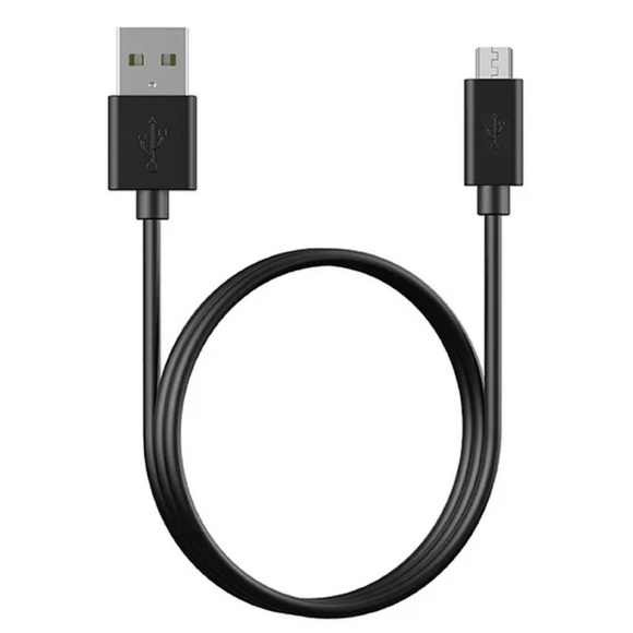 Black USB to Micro B Cable Cord - Picture 1 of 4